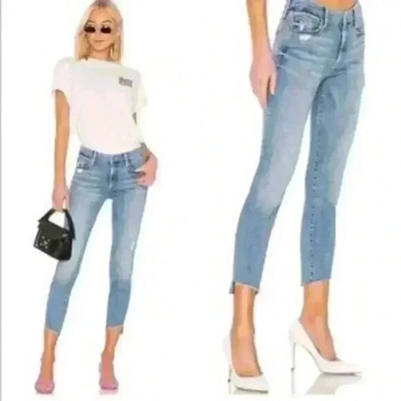 MOTHER Denim - Mother Looker Ankle Jeans in When Sparks Fly, Size 26